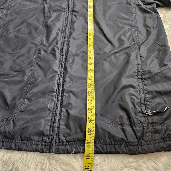 Vintage Nike Men's Black and White Full Zip Windbreaker Jacket Size XL - Picture 4 of 10